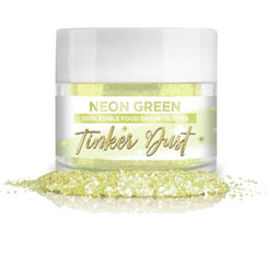 Tinker Dust Edible Glitter - Neon Green, 5g
