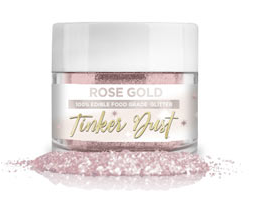 Paillettes comestibles Tinker Dust - Or rose, 5g