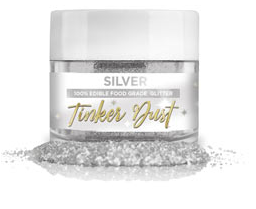 Tinker Dust Edible Glitter - Silver, 5 grams