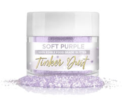 Tinker Dust Edible Glitter - Soft Purple, 5g
