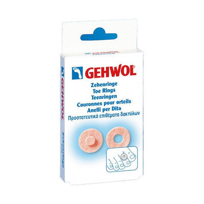 Gehwol Toe Ring Set - 9 Soft Felt Spacers for Comfort