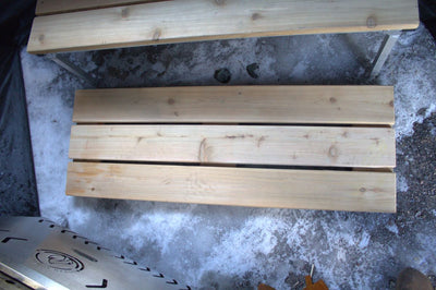 Premium Cedar Flooring for Sauna Tent