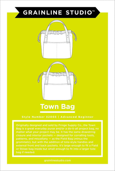 Town Bag - Versatile Everyday Purse & Project Bag