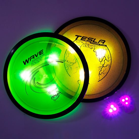 Lumières LED Tri-Lit Magenta MVP pour Disques - Pack de 10