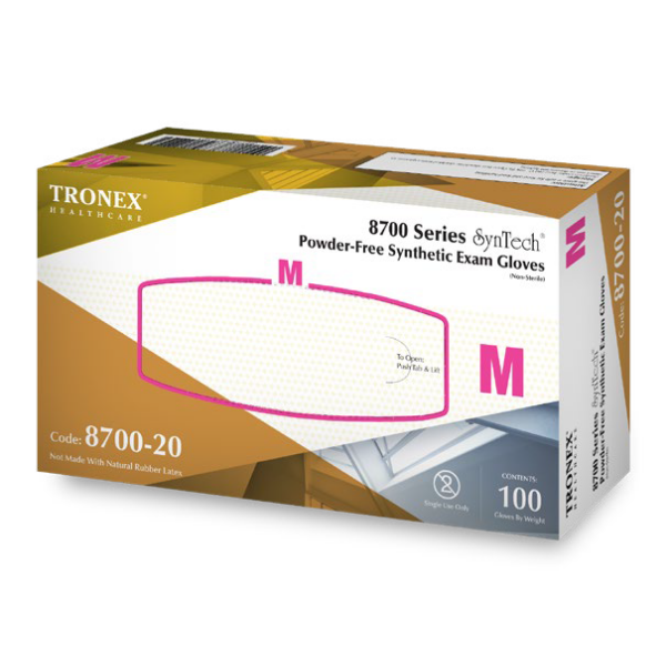 Gants d'examen synthétiques Tronex SynTech sans poudre