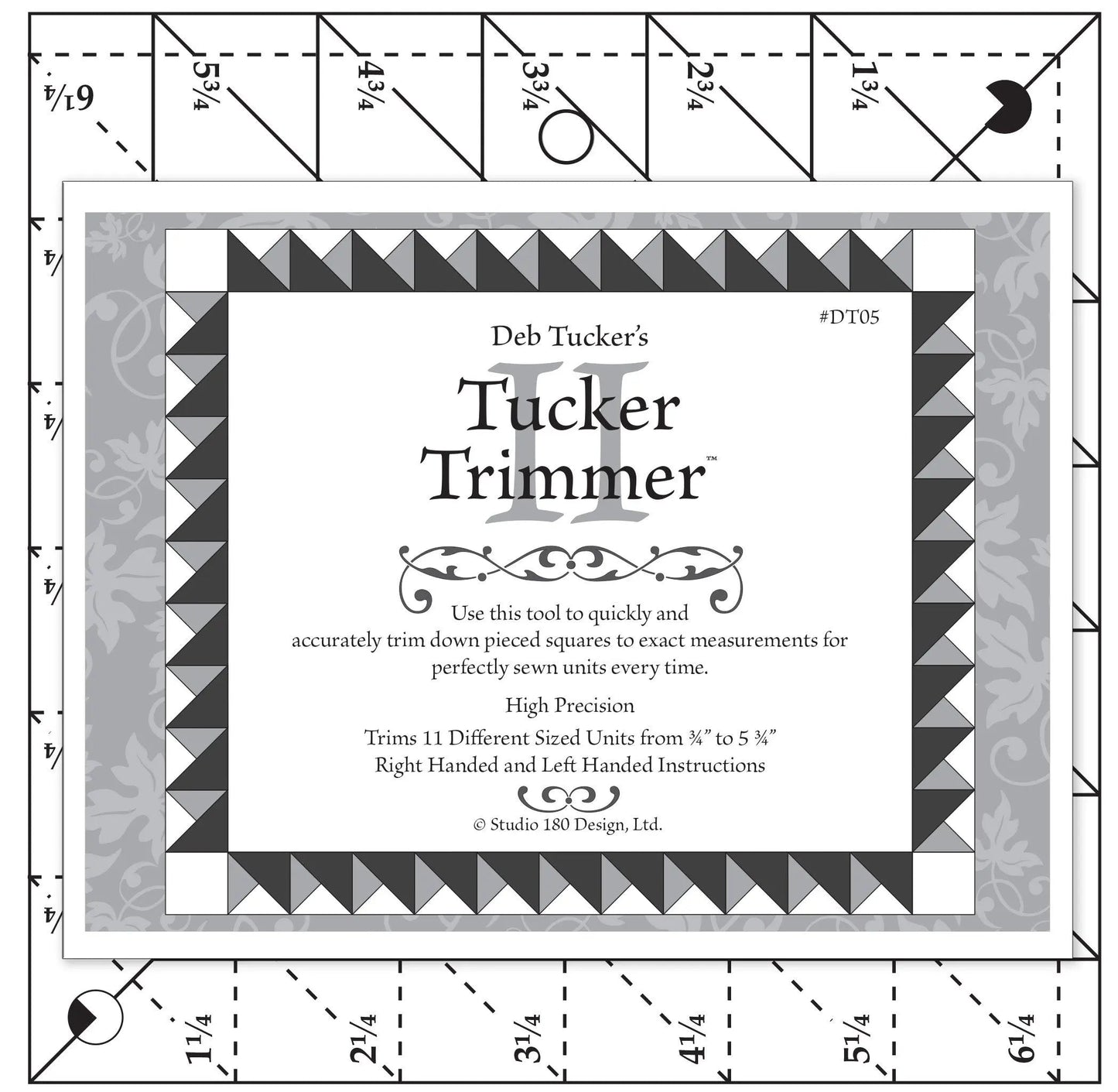 Tucker Trimmer II - Precision Quilting Ruler