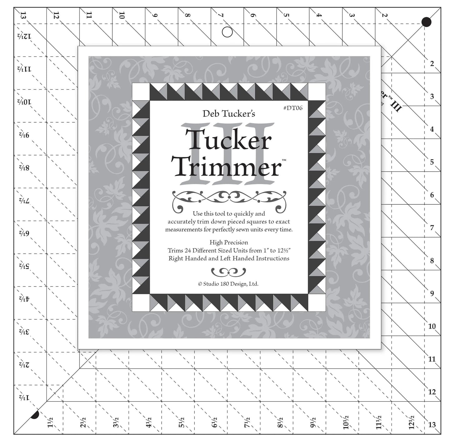 Tucker Trimmer III - Premium Quilting Ruler