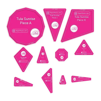 Tula Sunrise 11-Piece Acrylic Template Set