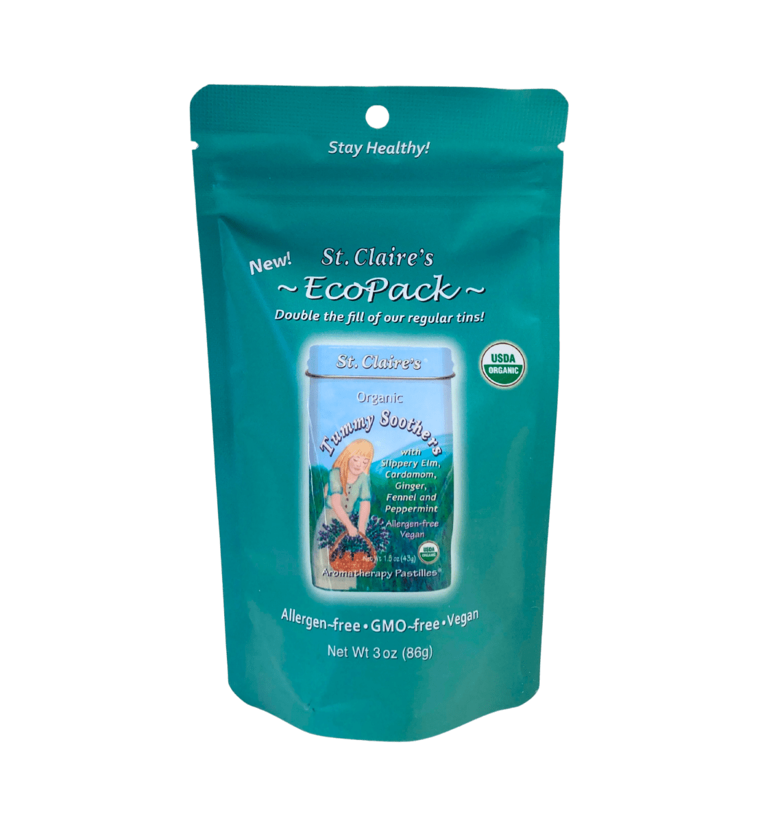 Organic Tummy Relief Pastilles - Korvel