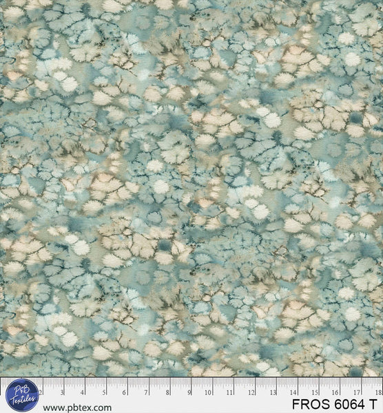 Turquoise Frost FROS-6064-T Cotton Fabric - 44"/45" Per Yard