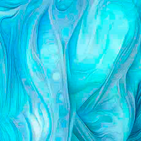Turquoise Horizons Ombre Wave Cotton Fabric - 44"/45" Per Yard