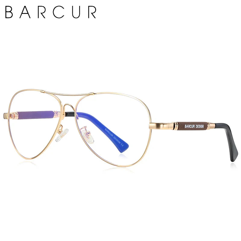 Lunettes de soleil pilotes polarisées BARCUR pour hommes - Protection UV400 élégante