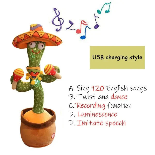 Dancing Cactus Musical Toy