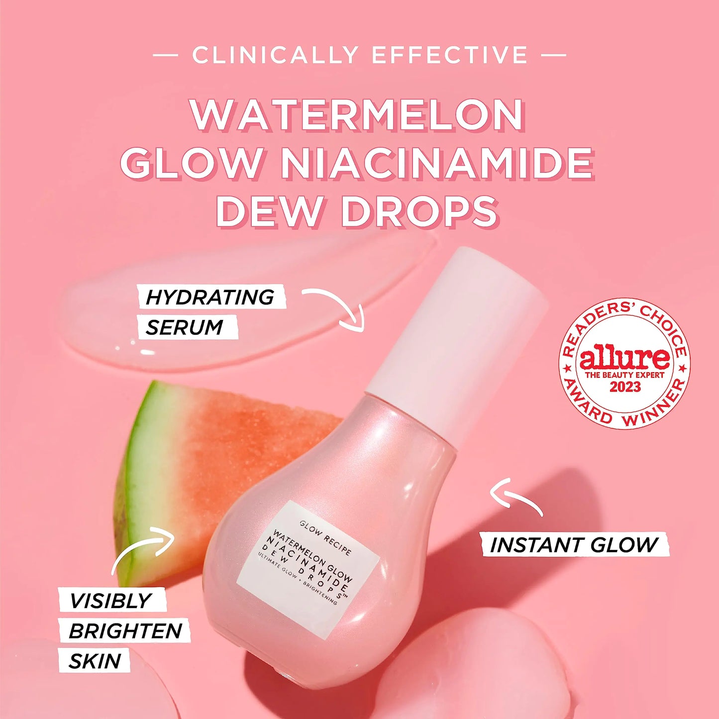Glow Recipe Watermelon Dew Drops Face Serum - Hidratante y Iluminador