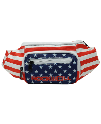 Patriotic USA Flag Fanny Pack - Rockwell Time - Korvel