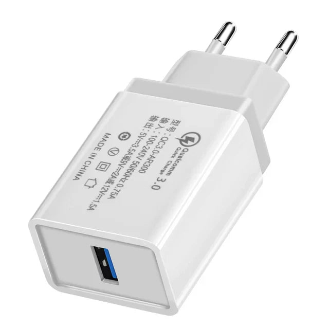 Premium USB Quick Charge 3.0 Mobile Phone Charger