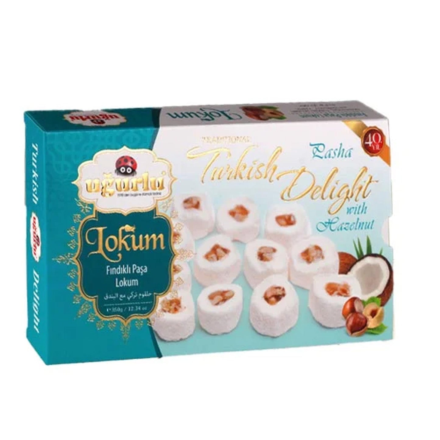 Uğurlu Hazelnut Paşa Lokumu – 350g (Fındıklı Paşa Lokumu)