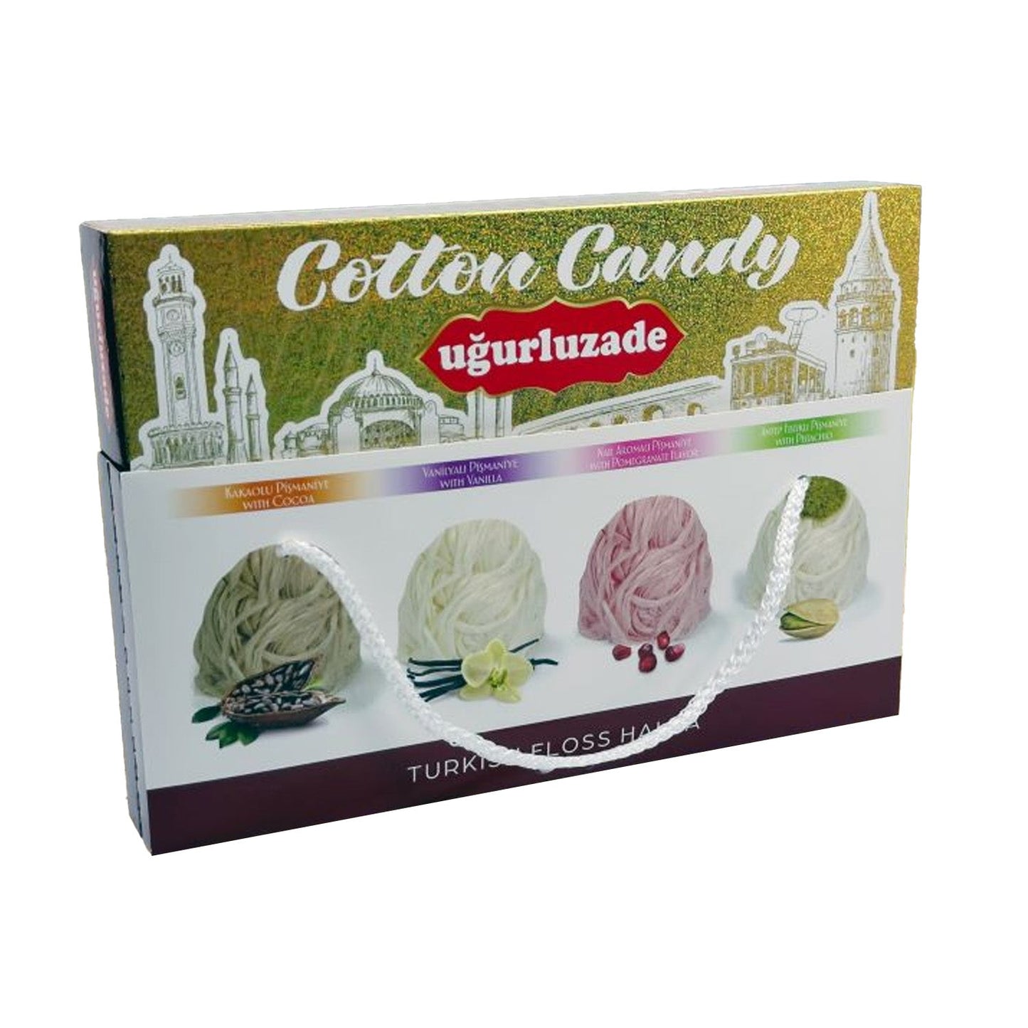 Uğurlu Mixed Pişmaniye – 240g (Assorted Floss Halva)