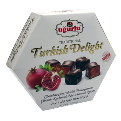 Uğurlu Fruit & Chocolate Turkish Delight – 250g (Altıgen Box)