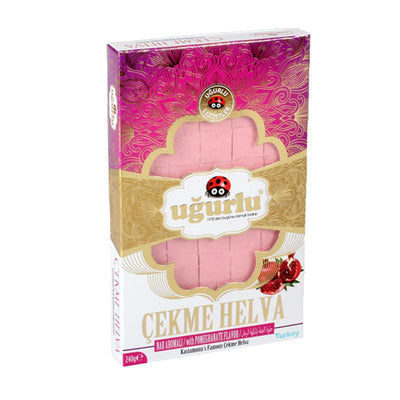 Ugurlu Çekme Halva with Pomegranate – Light Turkish Sweet (240g)