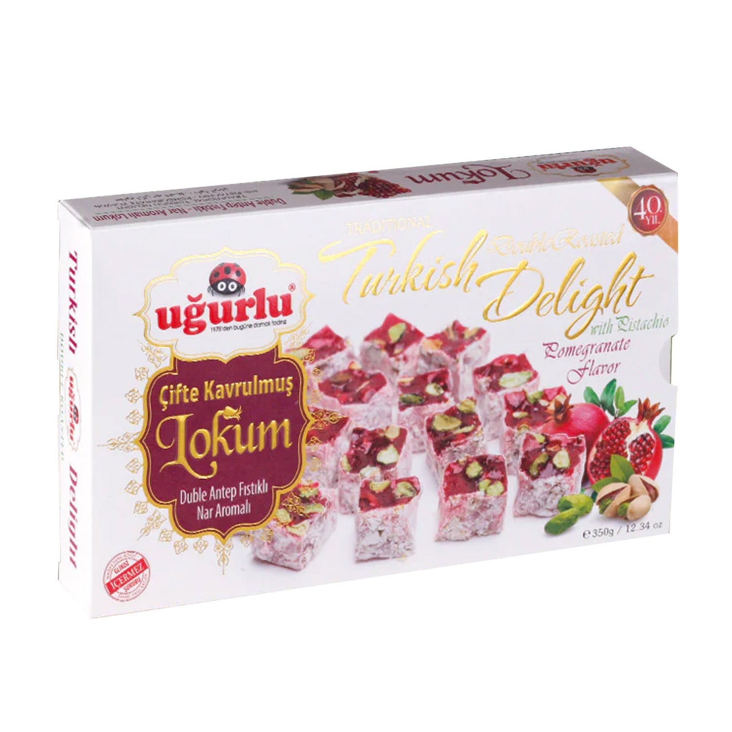 Uğurlu Double Pomegranate Turkish Delight – 250g