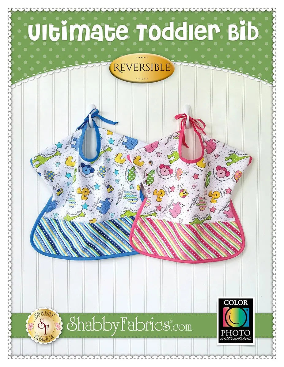 Babero para Niños Pequeños - Reversible con Bolsillos para Atrapar