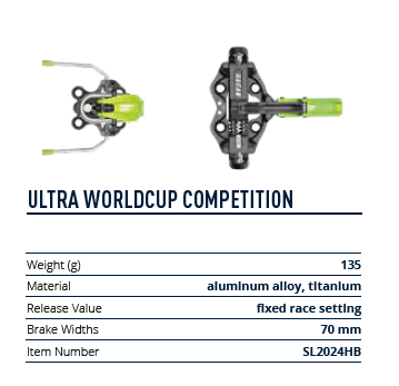 HAGAN Ultra World Cup Ski Brake Binding - Korvel