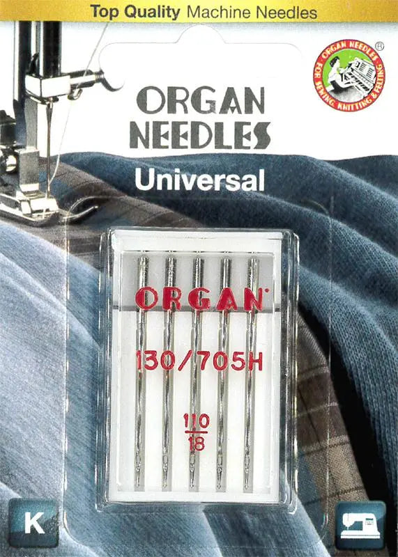 Aiguilles universelles 110/18 - 5 pièces par Organ Needles