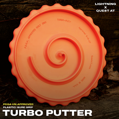 Quest Turbo Putt Disc Golf Disc - Unique Overhand Design