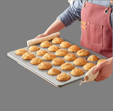 Non-Stick Carbon Steel Muffin & Cupcake Pan - 24 Cup