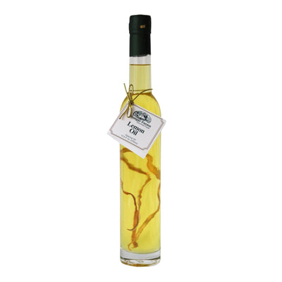 Lemon Infused Extra Virgin Olive Oil Blend, Tall Round (375mL) - Korvel