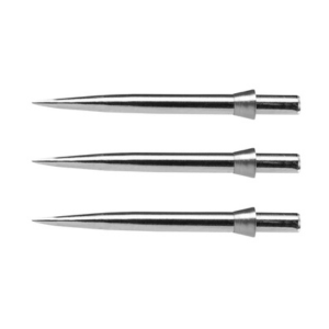 Silver Effect Standard 32mm Dart Tips with Silver Trident