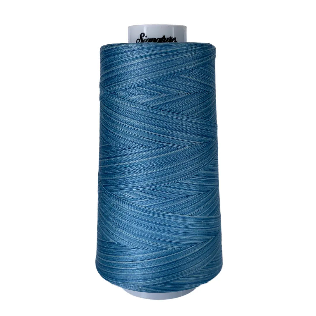 Fil en coton variegé M82 Blue Skies Signature