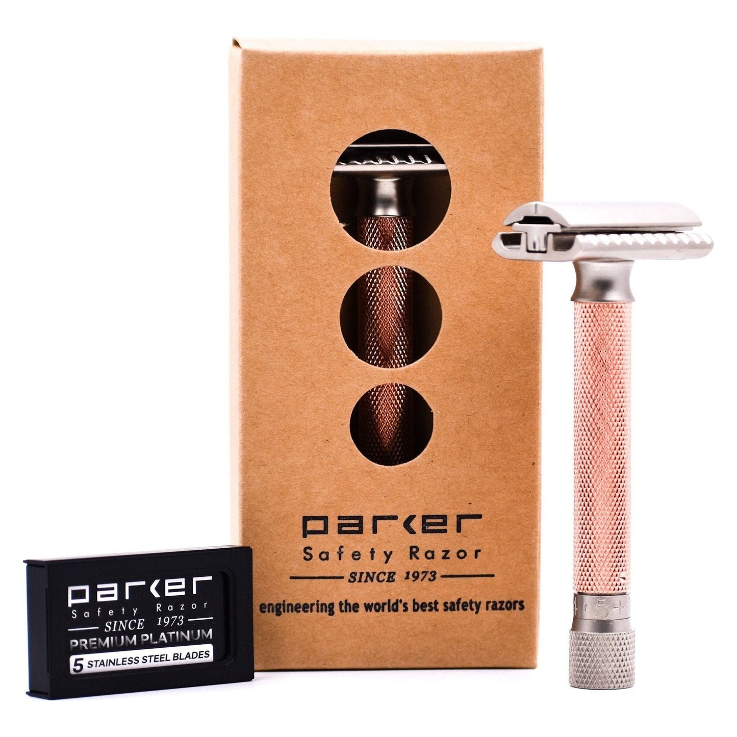 Rasoir de sécurité ajustable Parker Variant - Or rose