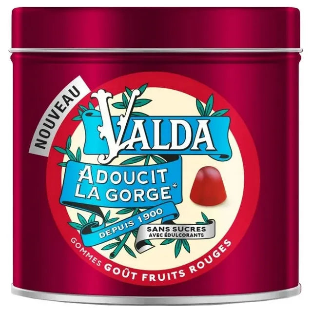 Valda Pastillas Sabor Frutas Rojas Gomas Sin Azúcar 140g