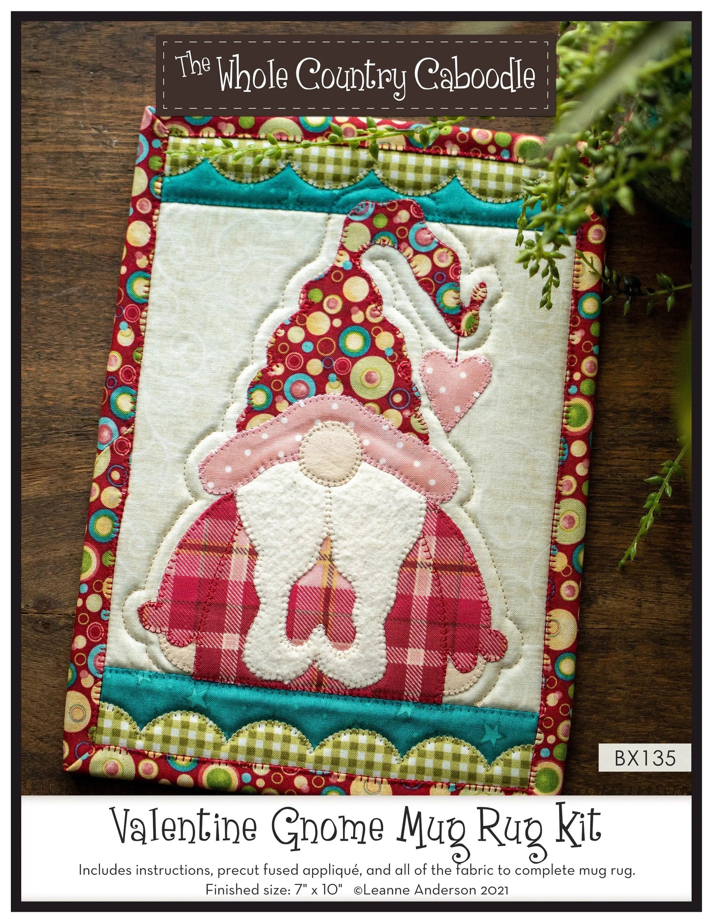 Kit de Tapis de Tasse Gnome de la Saint-Valentin