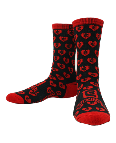 Charming Valentine's Day Crew Socks - Korvel