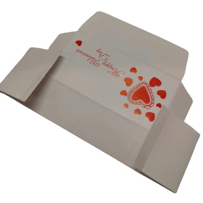 Valentine's Day Candy Box Kit - 12 Boxes with Ribbons