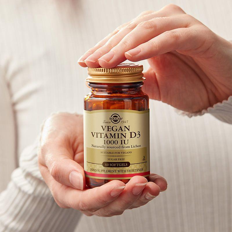 Solgar Vegan Vitamin D3 Softgels - 60 Contenido
