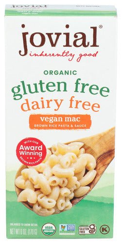 Organic Vegan Mac with Jovial Brown Rice Pasta - Korvel