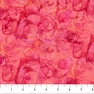 Veranda Texture Hot Pink Cotton Fabric - 44"/45" Per Yard
