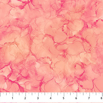 Tissu en coton texturé Veranda rose - 44"/45" par yard