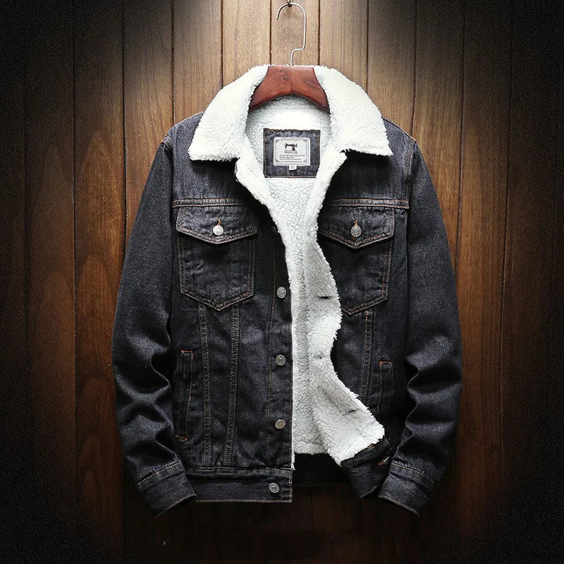 Winter-Ready Plus-Size Trucker Jacket