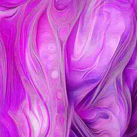 Violet Horizons Ombre Wave Cotton Fabric - 44"/45" Per Yard