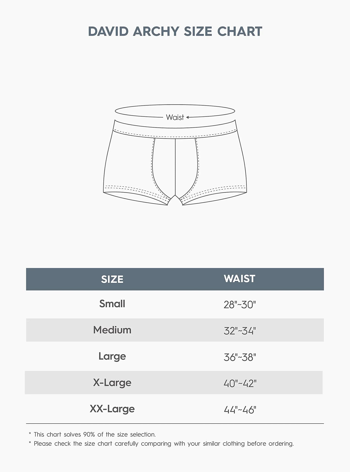 DAVID ARCHY Bóxers de Micro Modal para Hombre con Doble Bolsa - Paquete de 3