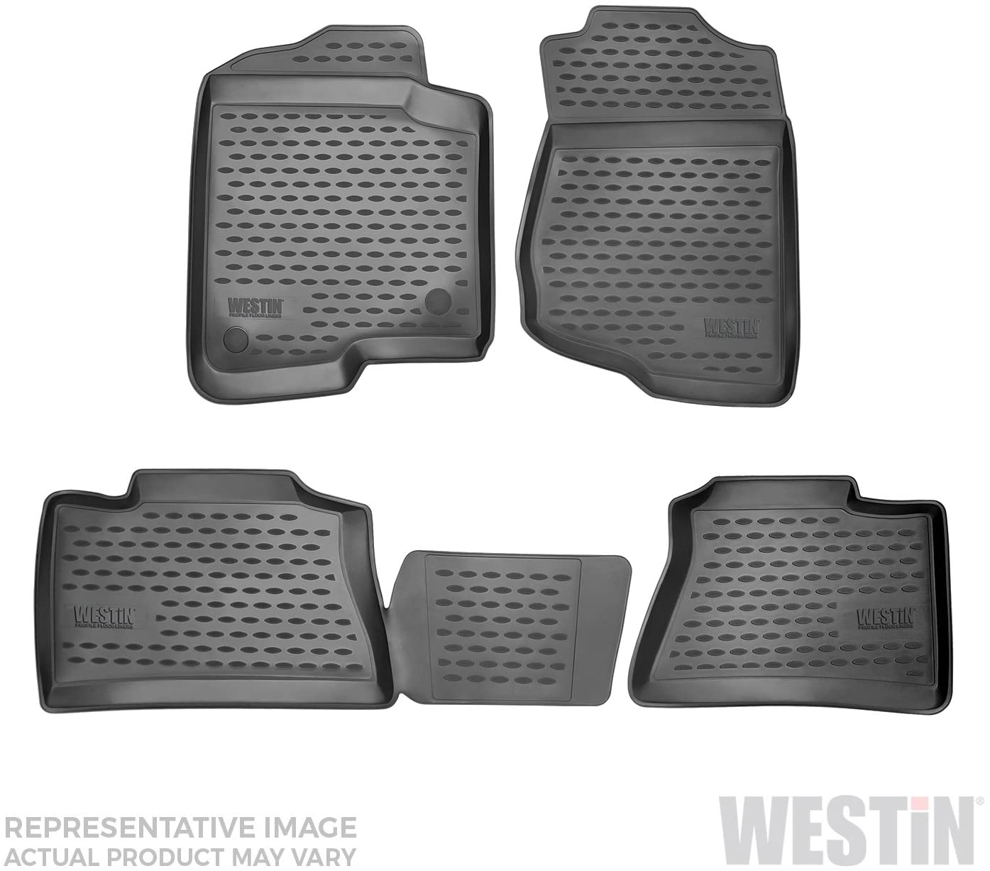 Westin 2011-2014 Ford Mustang Profile Floor Liners - Black