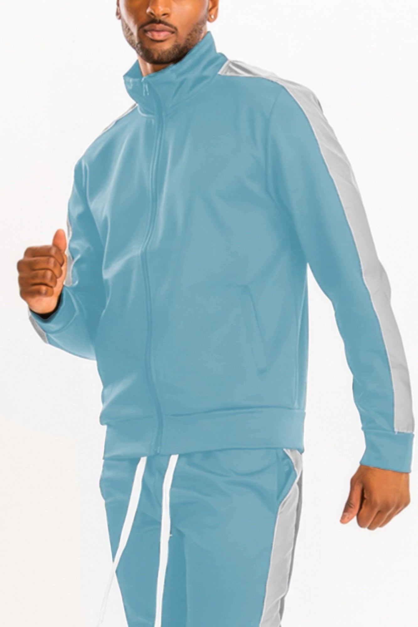 Chaqueta Track de Raya Simple