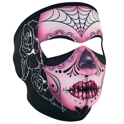 Masque complet en néoprène Sugar Skull de ZAN Headwear