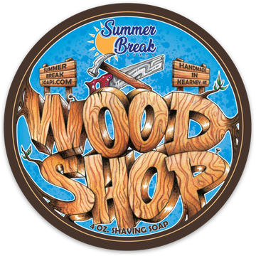 Savon à raser Woodshop 4oz - Summer Break Soaps