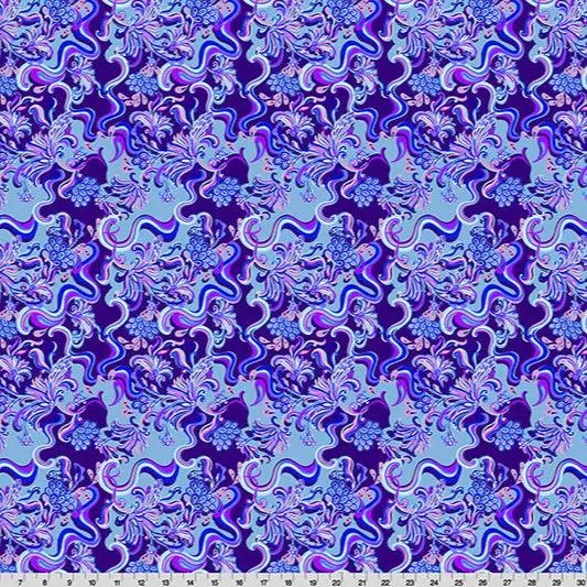 Tissu Cuddle Bleu Paisley Wanderlust pour la Couture au Yard